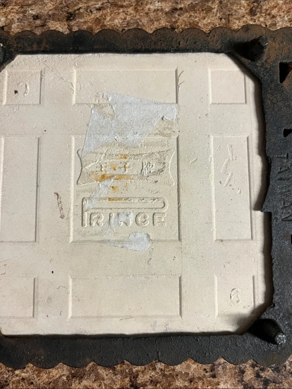 Kitchen Closed Sundays cast iron trivet